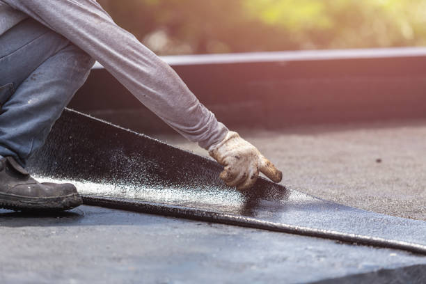 Professional Basement Waterproofing technician working in Fredericktown, OH